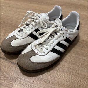 Adidas Samba White Black Brown Sneakers